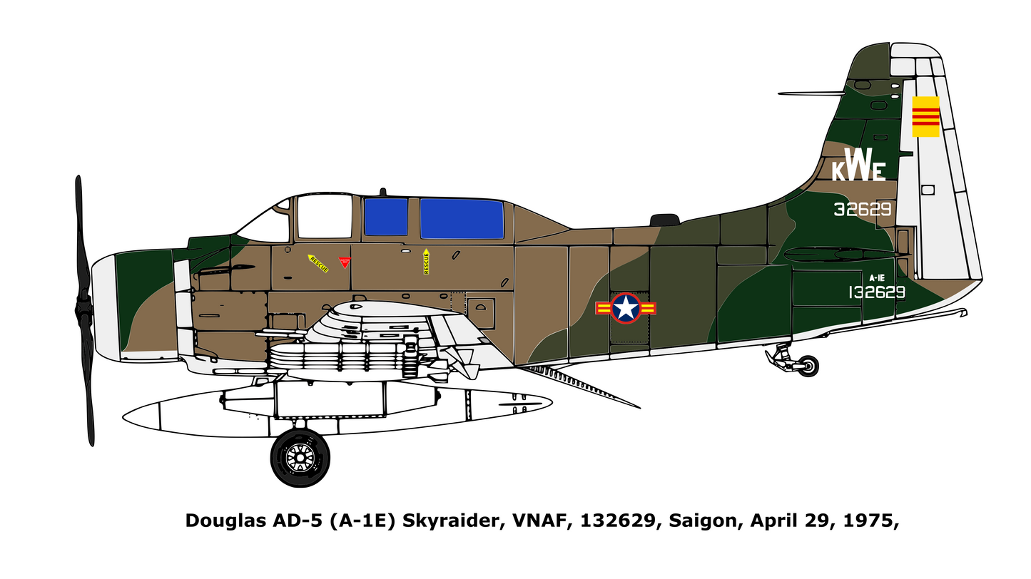 TTM32001 1/32 Douglas AD-5 (A-1E) Skyraider