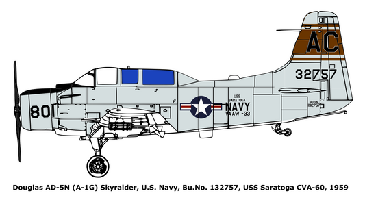 TTM48012 AD-5N (A-1G) Skyraider