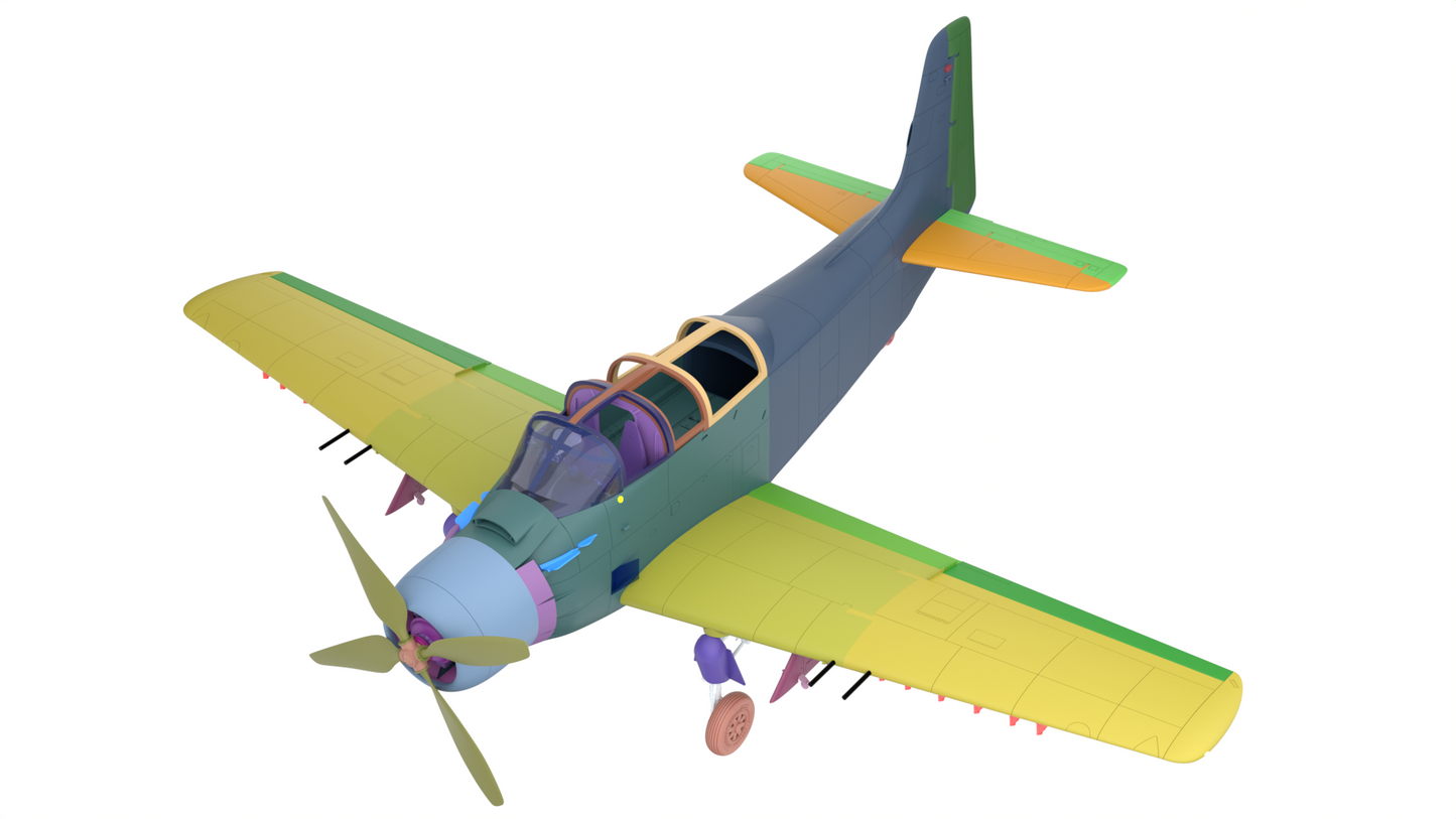 TTM32001 1/32 Douglas AD-5 (A-1E) Skyraider
