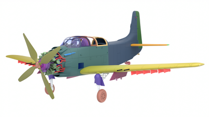 [Pre-Order] TTM001 1/32 Douglas AD-5 (A-1E) Skyraider