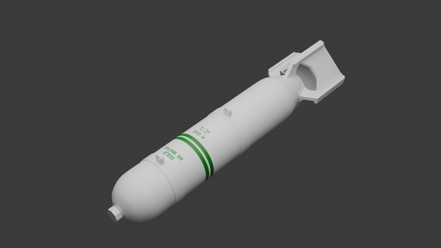 TTM32017 AN-M47 100lb Bomb (Set of 2)