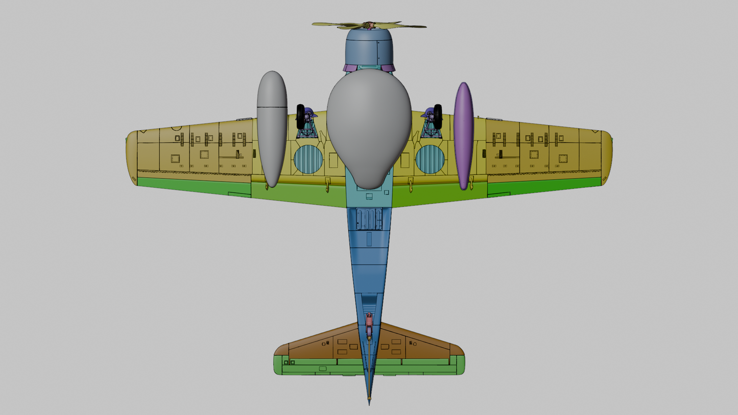 TTM32016 1/32 AD-5W Skyraider Model Kit