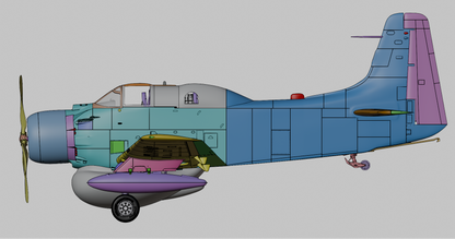 TTM32016 1/32 AD-5W Skyraider Model Kit