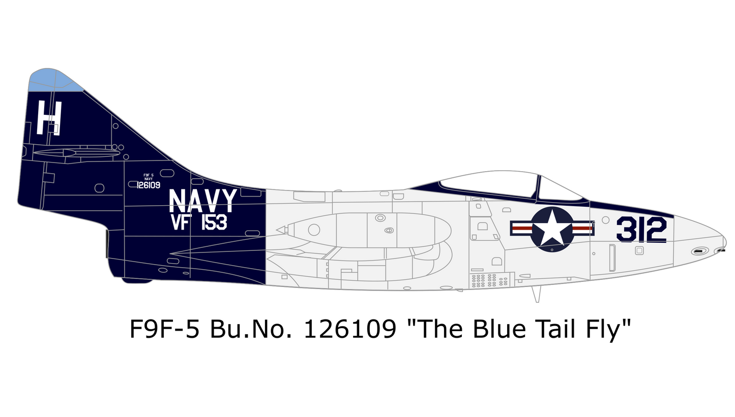 [Pre-order] TTM48023 1/48 Grumman F9F-5 Panther 3D Printed Kit