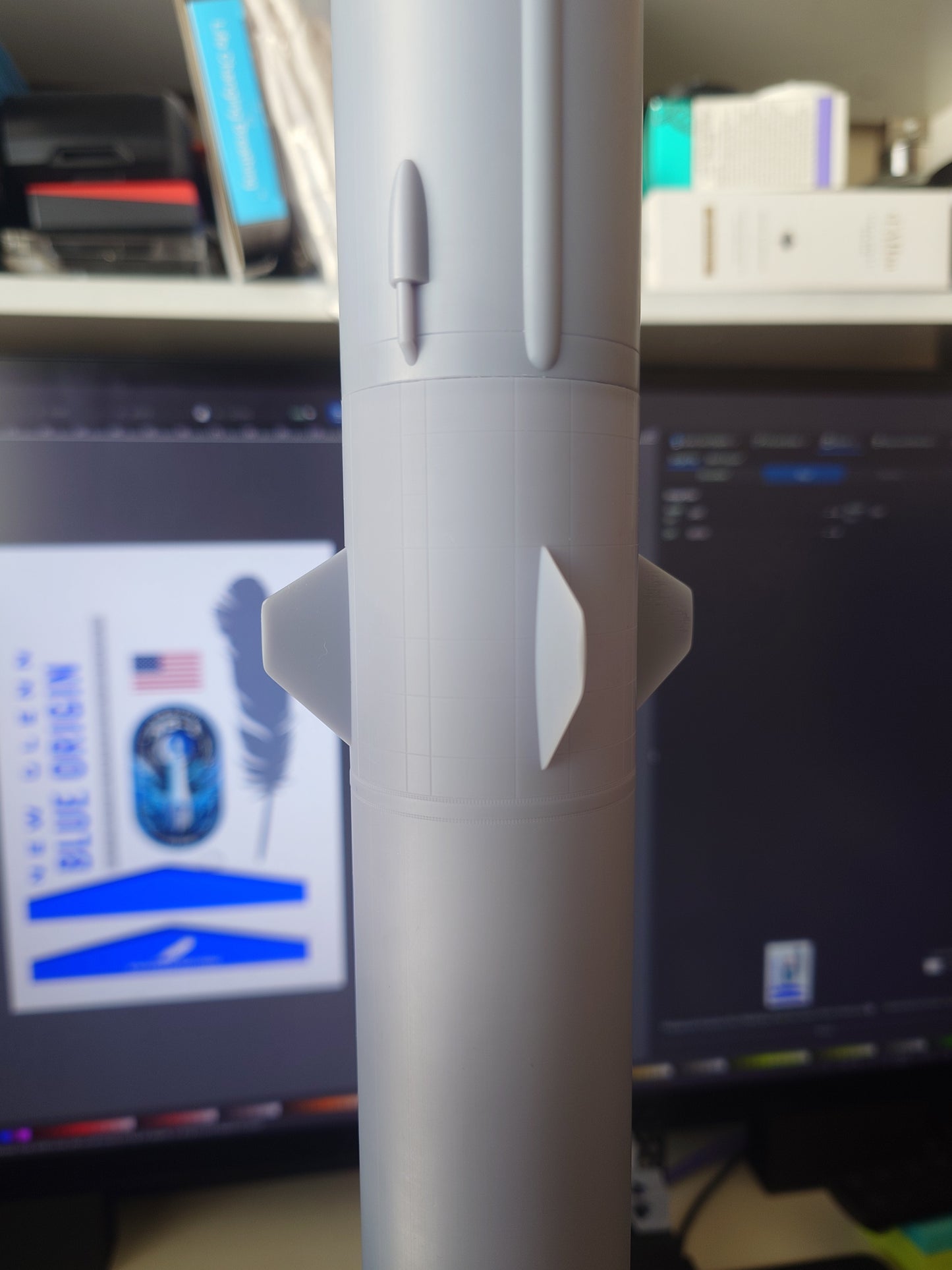 TTM14020 1/144 Blue Origin New Glenn 7x2 Heavy Lift Launch Vehicle