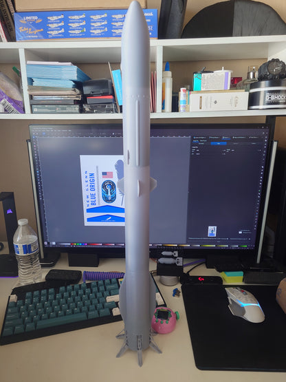 TTM14020 1/144 Blue Origin New Glenn 7x2 Heavy Lift Launch Vehicle